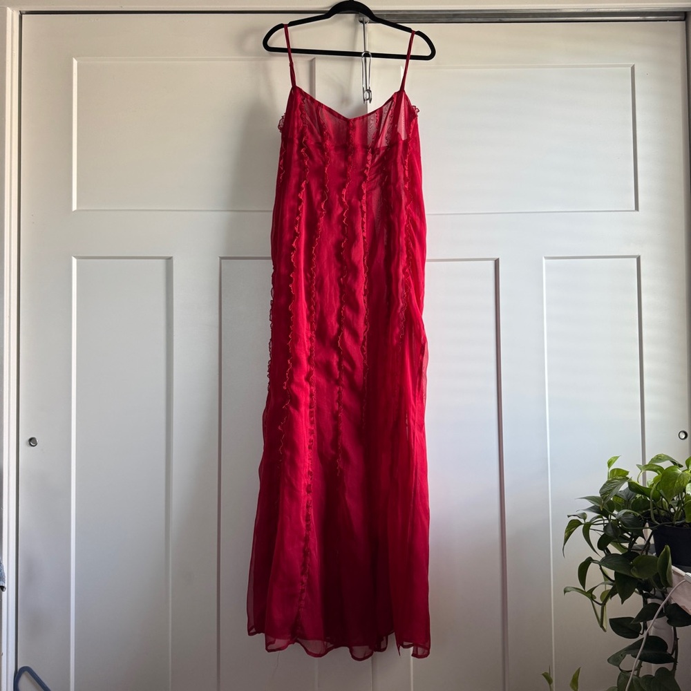 Meshki Sheer maxi dress